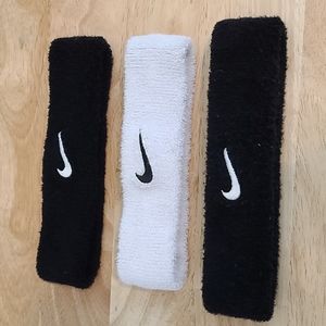 Set of 3 Nike headbands